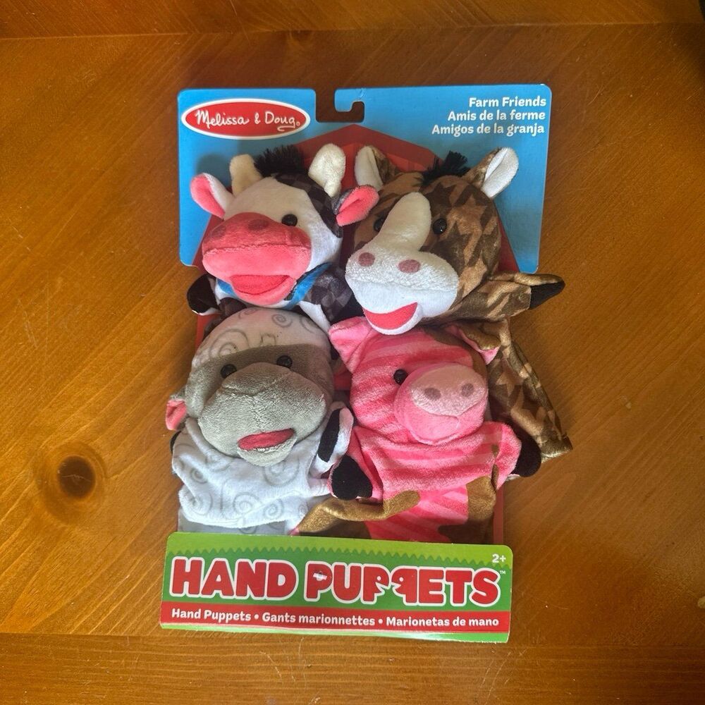 Melissa & Doug Farm Friends Hand Puppets